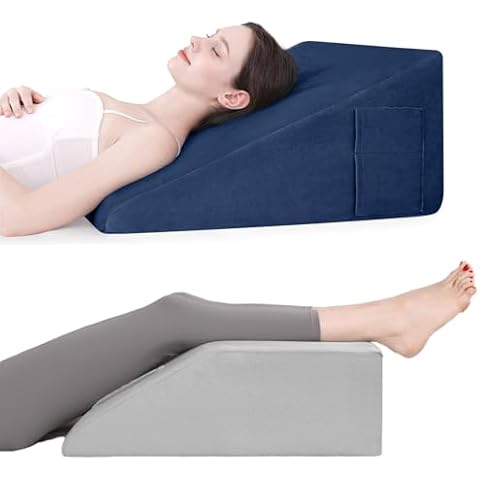 Lossey 12 Inch Bed Wedge Pillow Cover