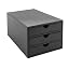 Black (3 Drawer)
