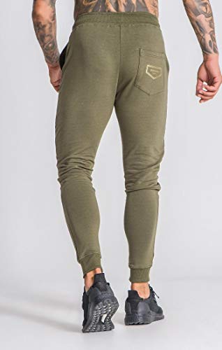 Gianni Kavanagh Army Green Core Joggers Tuta da