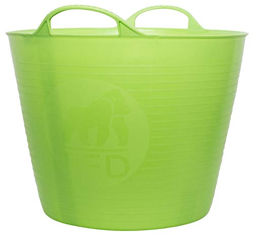 Decco Ltd Cubo Flexible, Verde, 26 litros