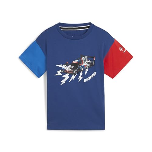 PUMA Unisex Baby BMW M Motorsports Pre-School Tee, Pro Blue-M Color, 4 Years