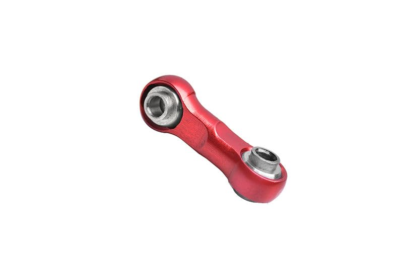 GPM Racing Aluminium 7075 Alloy Steering Drag Link For Arrma 1/18 GRANITE GROM MEGA 380 Brushed 4X4 Monster Truck ARA2102 Upgrade Parts - Red