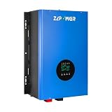 UL1741 10KW Solar Hybrid Inverter Off Grid 48V DC to 110/240V (Settable) Built-in 2 MPPT AC Low Frequency Split Phase Pure Sine Wave Inverters,Solar Charger Controller Hybrid Inverter,10000W