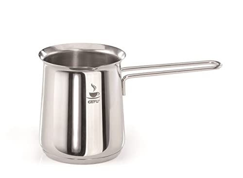 Gefu Frother Jug Claudio, for Milk, Suitable for Induction, Stainless Steel, 600ml,