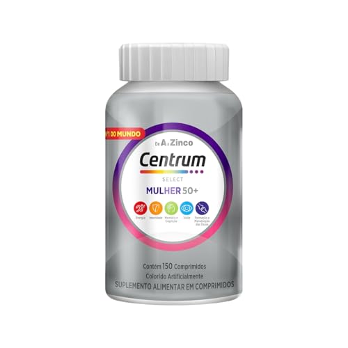 Centrum Mulher 50 Mais Multivitaminico, com Vitamina D, Vitamina ...