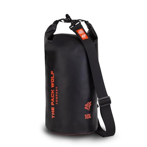 Sac étanche imperméable 10L doté d'une bandoulière pour le bateau