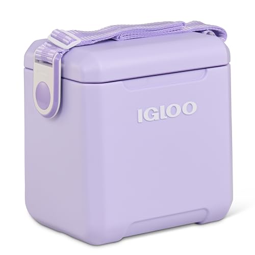 Igloo Lilac Breeze 11 Qt Tag-Along Too Strapped Picnic Style Cooler