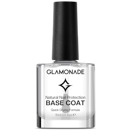 Glamonade Base Coat Nail Polish Clear: Quick Dry Nail Polish