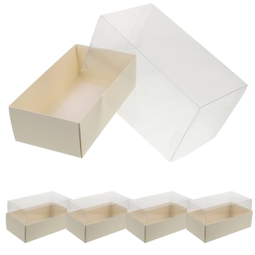 GANAZONO �P�[�L���[�{�b�N�X �N���A�x�[�J���[��� �}�J���� �f�U�[�g�p�p�[�e�B�[�{�b�N�X �z�[���ƃL�b�`���C�x���g�p�i 5�Z�b�g