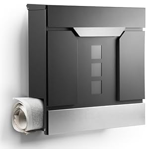 NewHabitat Madrid Wandbriefkasten Anthrazit