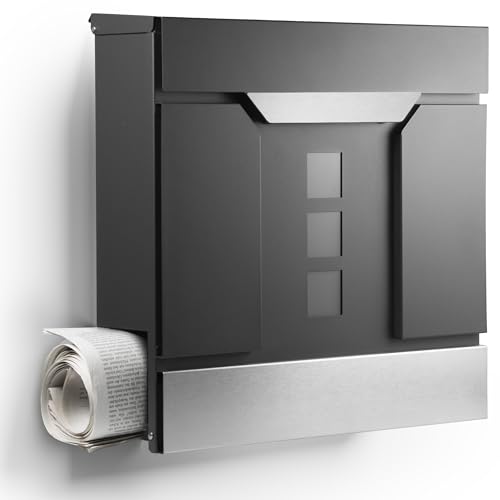 NewHabitat Madrid Wandbriefkasten Anthrazit