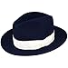 Bollman Hat Company 1920s Collection Fedora Navy