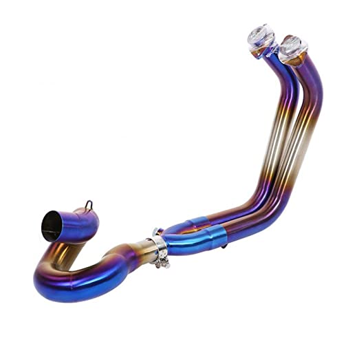 Tuyau d'échappement 51mm coude inox pour Kawasaki Ninja 650