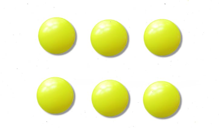 NE NEPTUNE 80 gm Heavy Plastic Cricket Training White Balls for Indoor and Outdoor Cricket Game Neon Green Pack of 6-picture-23