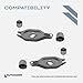 AUTOACER Complete Rear Suspension Kit 16 Pcs - Rear Upper Lower Control Arm Bushings,Trailing Arm Bushes & Ball Joints for Pathfinder R51 2005-2014 Fits 2.5 DCI / 3.0 DCI - V6 Diesel Only RWD/AWD