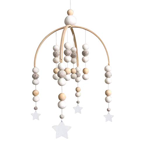 Móviles Para Bebé Decoracion Colgante,Móvil Para Cuna,Móvil Cuna Bebé,Móvil Musical,Móvil Cuna Decorativo,Móvil cuna,Campanas Viento Bebé (Carillón de viento-B)