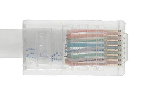 Cable de red Ethernet Cat 5E UTP 2.13 m blanco miniatura 3
