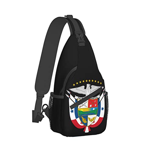 Mochila cruzada unisex negra estilo bandolera miniatura 3