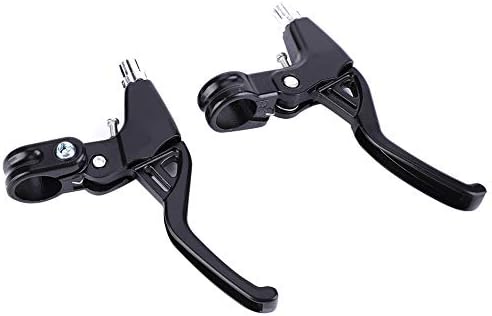 soobu Trailer Brake Controller, Trailer Brakes, Colorful Brake Controller Kit Durable Break Pads Aluminium Alloy Brake Pads Rear Brake Controller, for Bicycles for Mountain Bike (Black)