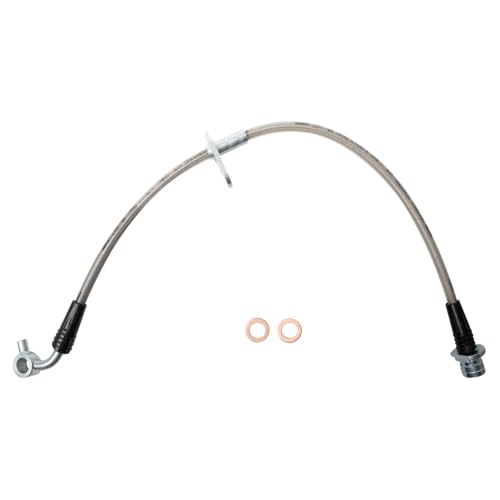 Image of TRQ Rear Performance Brake Hose Set Compatible with 2002-2004 Honda CR-V