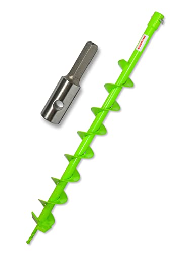 WERHE Broca profesional para el sinfín de 80 mm de pila de pintura eco color espiral precisa con adaptador Hex