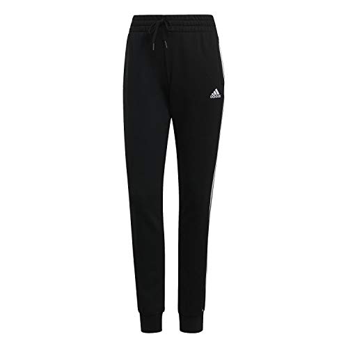 Adidas Damen Trainingshose Essentials Slim Tapered Cuffed Pant Black/White...