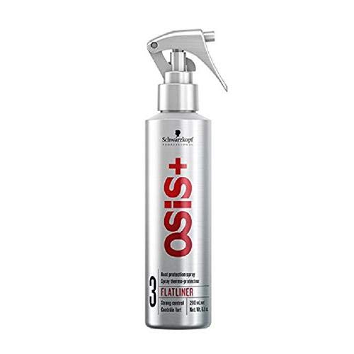 Schwarzkopf OSiS Flatliner glättendes Serum für Hitze-Stylings, Dose mit 200 ml, Unparfümiert