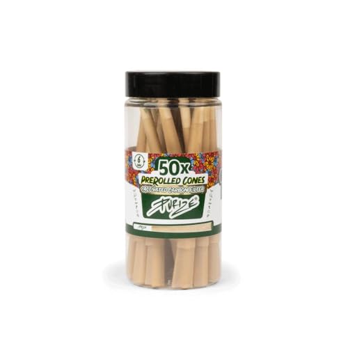 PURIZE Pre Rolled Cones XTRA 50er - Vorgerollte Cones mit XTRA Slim Aktivkohlefilter - Großpackung
