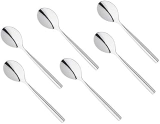 Stellar Rochester Stainless Steel Teaspoon Tea Coffee Spoon Cutlery in Set Deals (Set of 6)