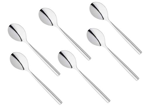 Stellar Rochester Stainless Steel Teaspoon Tea Coffee Spoon Cutlery in Set Deals (Set of 6)