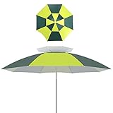 【Varilla de paraguas ajustable】: sombrilla liviana, la varilla de aleación de aluminio se puede ajustar hacia arriba y hacia abajo, es más liviana, fácil de transportar y ensamblar, tiene una bolsa de transporte impermeable, fácil de almacenar y transportar
