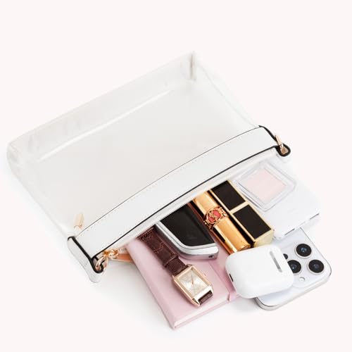 Image of Wuflyover Clear Bag for Stadium Events, Clear Purse for Women