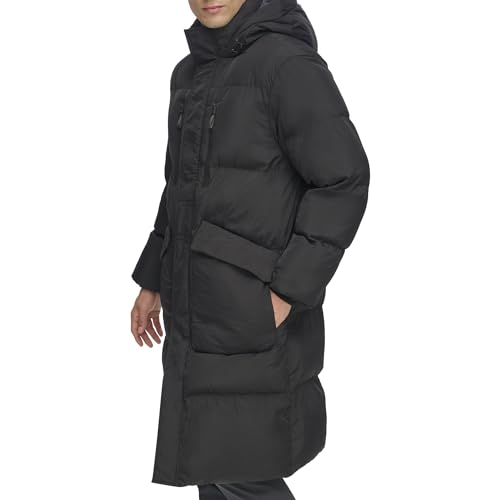 Image of DKNY Mens Nylon Flex Parka