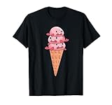 Es ist draußen warm, die perfekte Zeit für Eis. Wie wäre es mit Blobfischgeschmack diesmal? Lustiges Design mit einer Eistüte und drei Blobfischen als Eiskugel