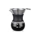 ZHUZHU Your Heart Wiederverwendbare Glaskaffee-Topf-Handbuch-Kaffeemaschine Edelstahl-Kaffeefilter dauerhafter Kaffee-Tropf-Topf-Kaffeeware 200 400ml (Color : 200mlSet)