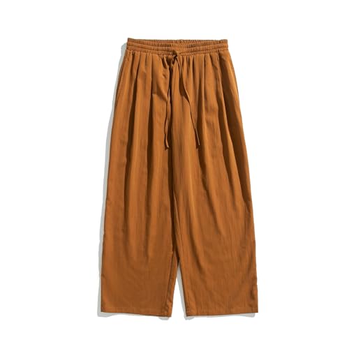 Men's Casual Harem Pants Comfortable Loose Fit Summer Breathable Daily Wear Versatile Stylish Stretch Pants for2