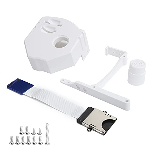 Image of Memory Card Mount Kit, 3D Print Extension Memory Card Extender Adapter Mount Kit for Holder Gdemu(White)