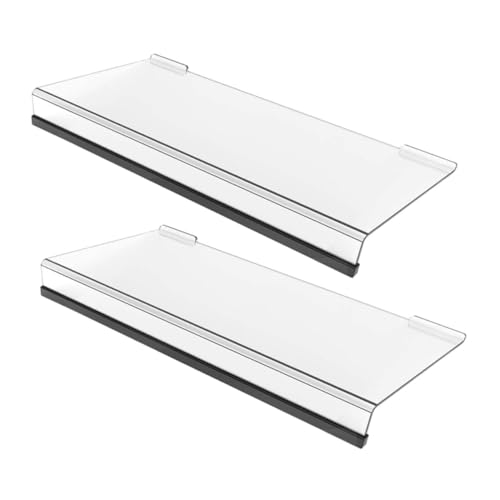 ARTIBETTER Elevated Keyboard Stand Acrylic Keyboard Riser for Desk Ergonomic Computer Holder Tilted Display Stand 2 Pack