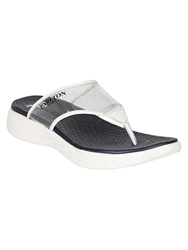 Image of Women's Cl-kan-w-sl01b Navy White Slipper