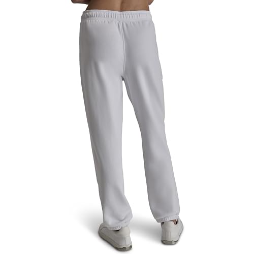 DKNY womens Varsity Embroidered Logo Jogger Fleece Sweatpant4