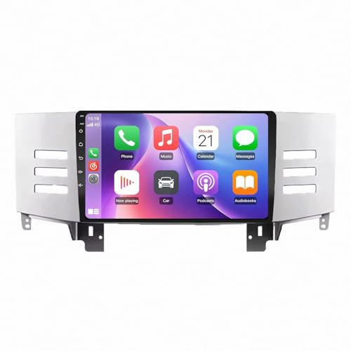 Pantalla Carplay coche inalámbrica de gama alta 4G+64G para Toyota Mark X 2005-2009