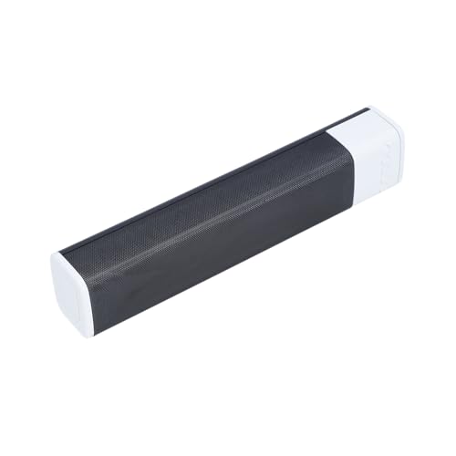 NMLLTB Barra de Sonido RGB inalámbrica Altavoz inalámbrico Barra de Sonido Dual de 5 W Luz RGB for reuniones en casa (Rojo)(White)
