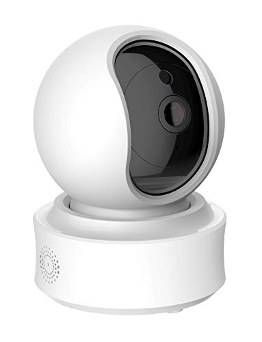 1080P HD Home Security IP Wifi Dome Camera, Compatible with Alexa, PTZ Surveillance