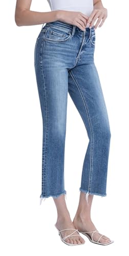 Image of VERVET Women's Victoria High Rise Straight Leg Jeans
