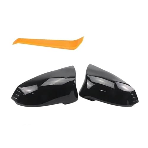 Coque de rétroviseur pour BMW X1 iX1 U11 protection luxe noir brillant