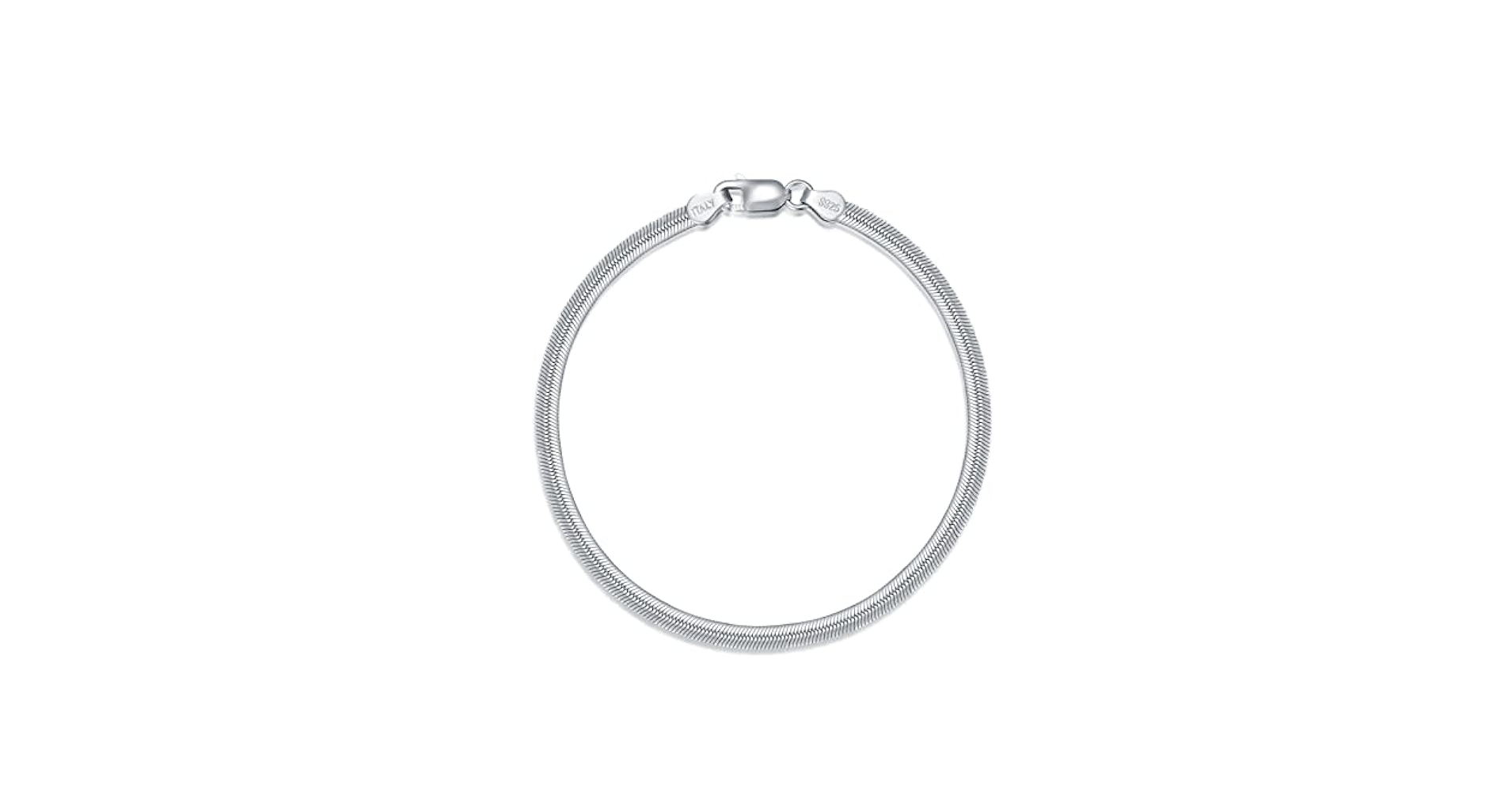 Amazon.com: LELOUCHY Flexible Flat Herringbone Link Chain