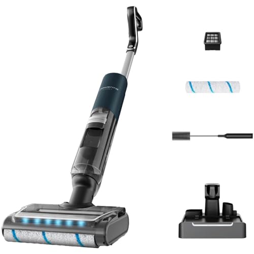Rowenta X-Clean 7 - Mopa de Suelo inalámbrica, autonomía de 50 Minutos, autolimpieza y Secado
