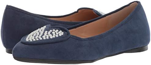 Penny Loves Kenny Women's Nookie PRL Ballet Flat, Navy Microsuede, 7.5 Wide US | Image 6