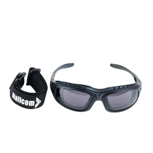 Image of Mallcom Avior Safety Goggles, Polycarbonate Interchangable Lense, Comfortable Elastic Strap, EVA Foam Goggles for Riding Motorcycle, Construction, Chemical Splashes, Industrial, Lab