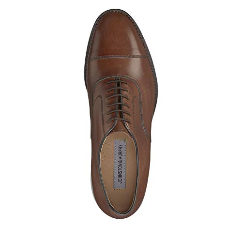 Image of Johnston & Murphy Men's Melton Cap Toe Lace-Up Oxford Dress Shoe